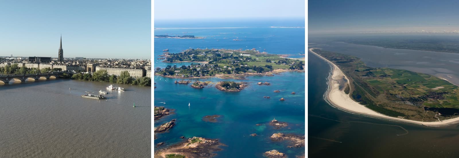 images du site d'essais de seeneoh, de paimpol bréhat et d'ameland interreg shines