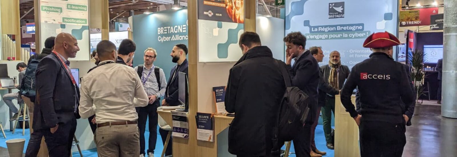 Pavillon Bretagne Cyber Alliance au Forum InCyber 2025 à Lille