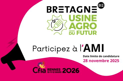 visuel appel à manifestation intérêt usine agro du futur agence Bretagne Next cfia 2026