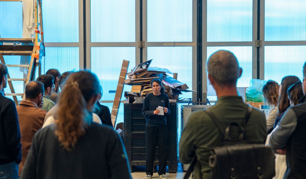 atelier recyclage déchets chez IMOCA