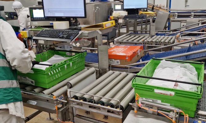 emballages agroalimentaires de pandobac pour la société volfrance