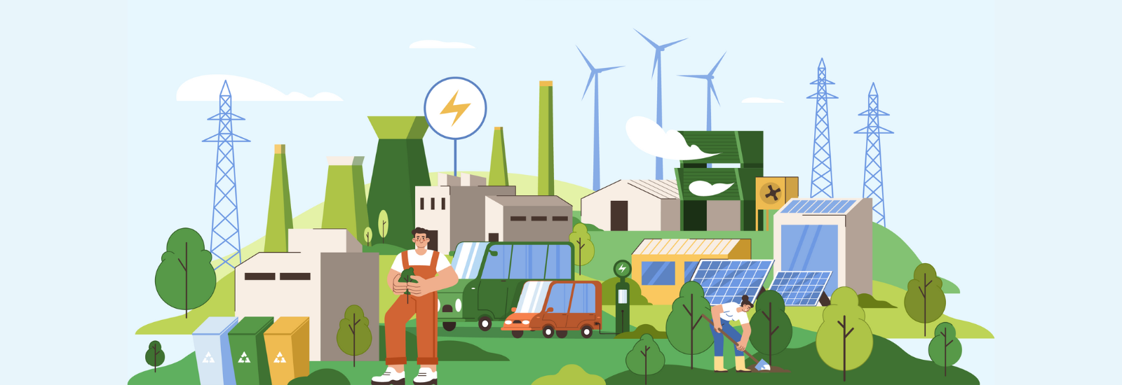 image d'illustration d'une industrie verte liée aux Aides d’État pour une industrie propre (CISAF)