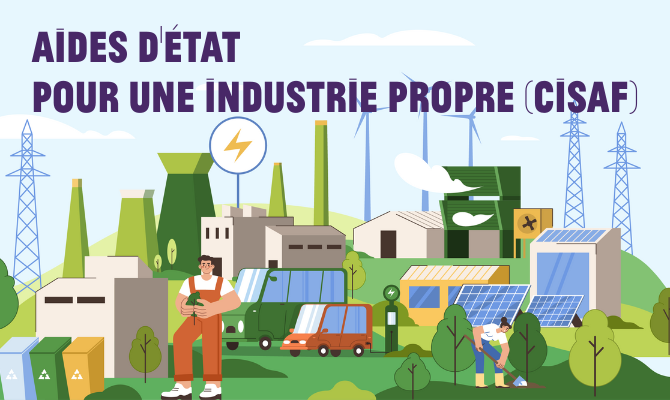 image d'illustration d'une industrie verte liée aux Aides d’État pour une industrie propre (CISAF)