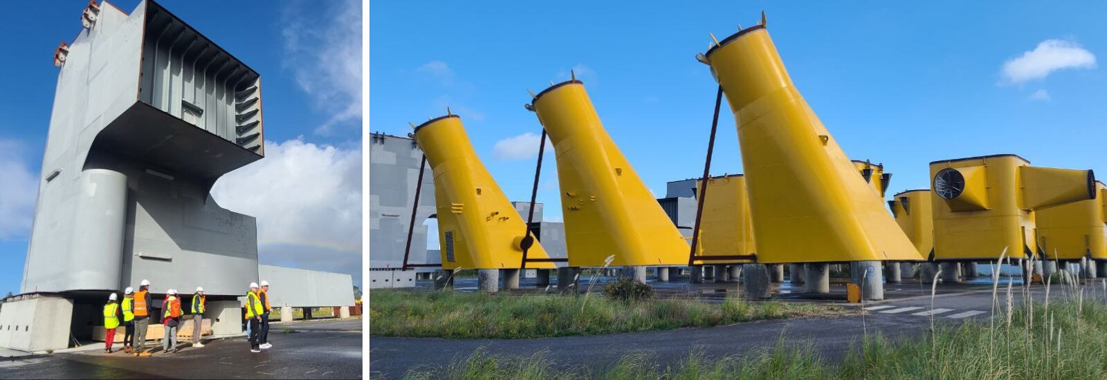 visuels des blocs du démonstrateur d'éolienne flottante de 5MW d'Eolink dans le cadre du projet Horizon Europe Atlantic