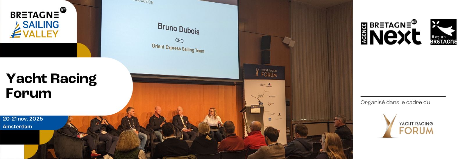 L'agence Bretagne Next sera présente au salon Yacht Racing Forum 2025