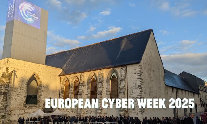 couvent des jacobins de rennes lors de l'european cyber week (ecw) 2025