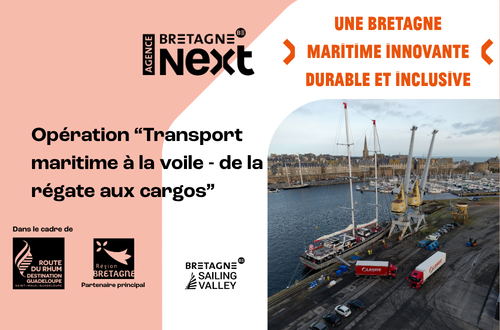 Visuel Opération vélique Route du rhum 2026